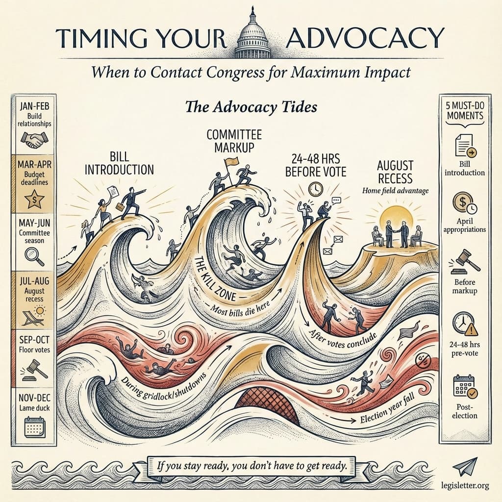 Timing Your Advocacy: When to Contact Congress for Maximum Impact